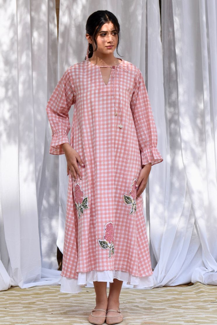 Dove Flared Midi Dress