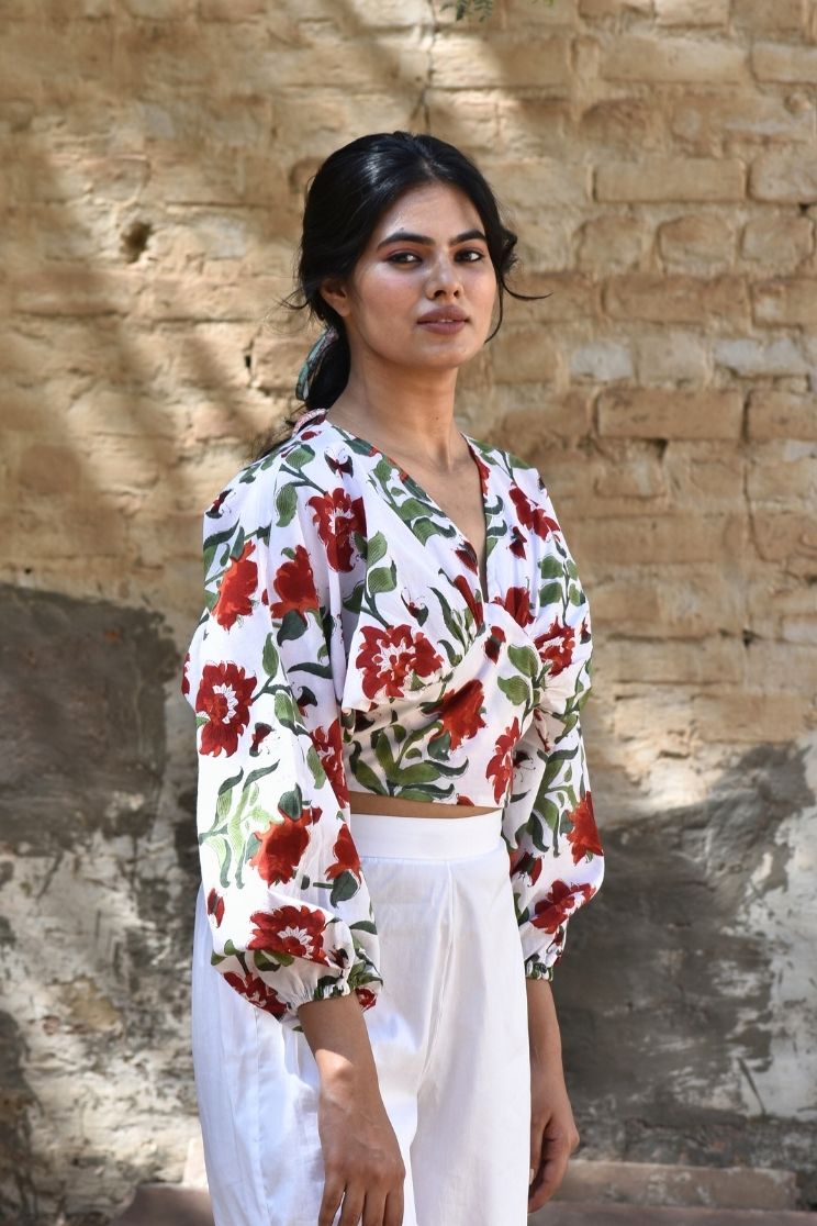 Jane Back Tie Crop Top
