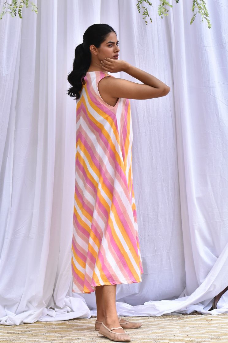 Luaer Flared Midi Dress