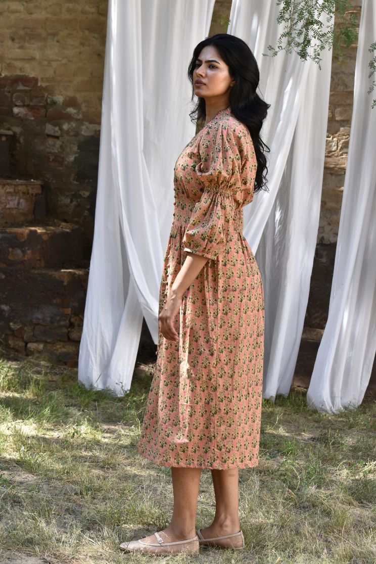 Margot Fit-Flared Midi Dress
